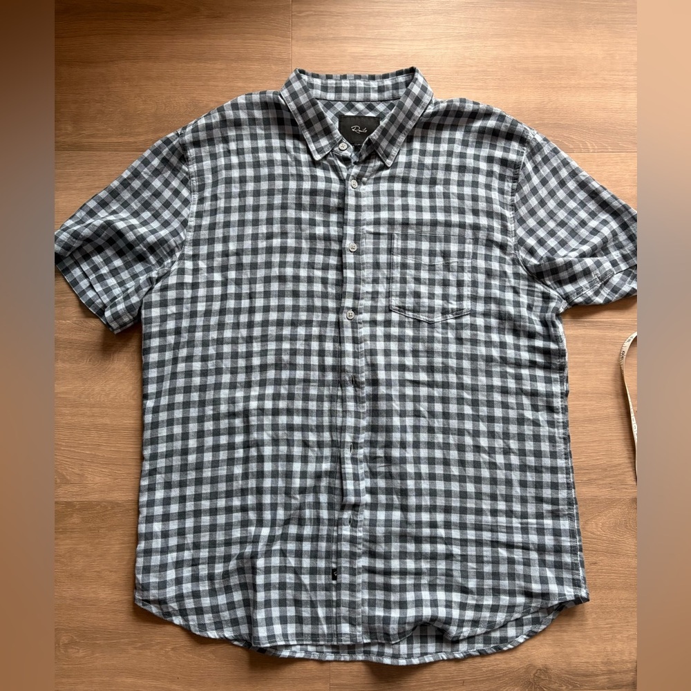 Rails Short Sleeve Button Down in Plaid